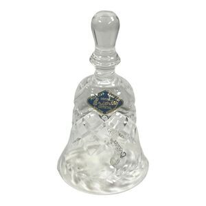 Royal Brierley Full Lead Hand Cut Crystal Bell Vintage Made in England Clear